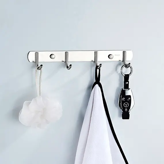 Держатель с 4-мя крючками Ledeme L70201-4 нержавеющая сталь, изображение 7