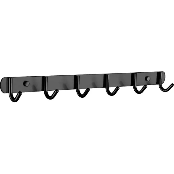 Держатель с 6-ю крючками Ledeme L70201B-6 черный