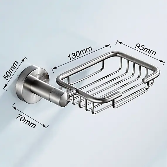 Мыльница Ledeme L71702-1, нержавеющая сталь, изображение 2