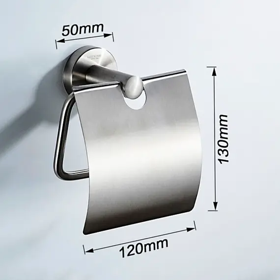 Бумагодержатель Ledeme L71703 нержавеющая сталь, изображение 2