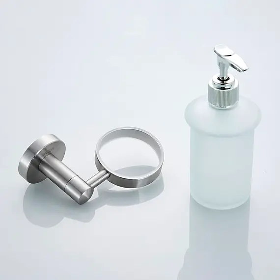 Дозатор жидкого мыла Ledeme L71727 нержавеющая сталь, изображение 3