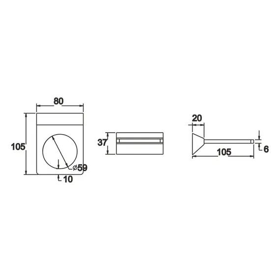 Стакан для ванны с держателем Rose RG1612, изображение 2