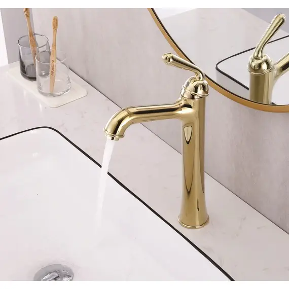 Смеситель для раковины высокий Rose R0211E, изображение 2