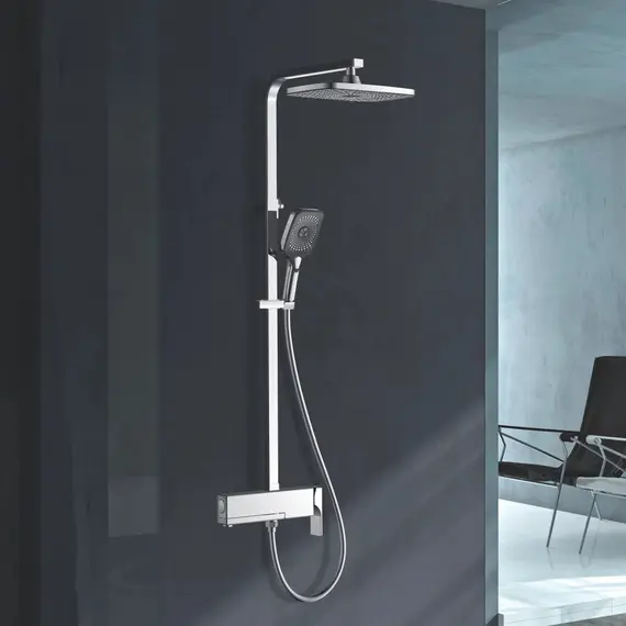 Душевая стойка со смесителем Rose R1036, изображение 2