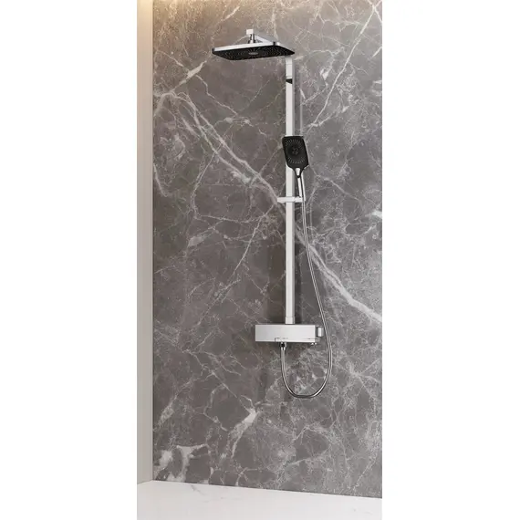 Душевая стойка с термостатом Rose R1096, изображение 2