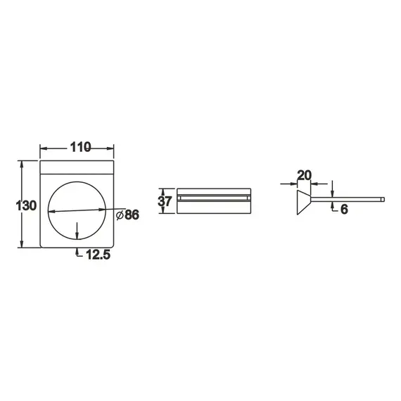 Ершик для унитаза Rose RG1600, изображение 3