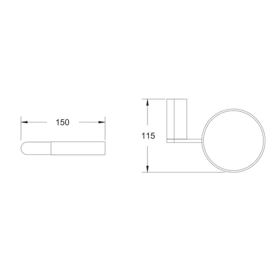 Подвесной ершик для унитаза Rose RG1700, изображение 2