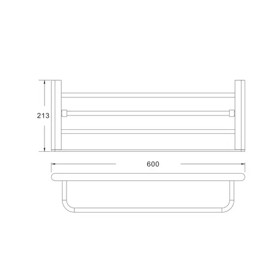 Полка для полотенец Rose RG1708T, изображение 2