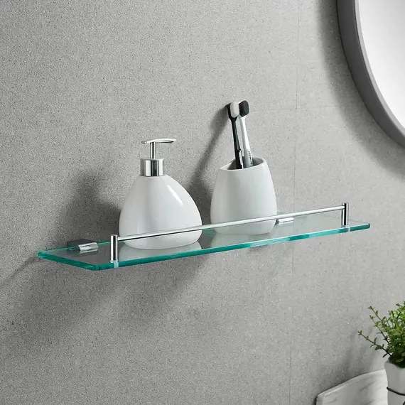 Стеклянная полка в ванную комнату Rose RG1719, изображение 5