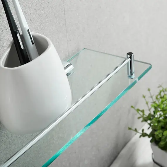 Стеклянная полка в ванную комнату Rose RG1719, изображение 16