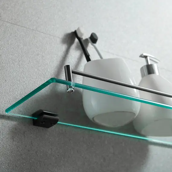 Стеклянная полка в ванную комнату Rose RG1719T, изображение 4