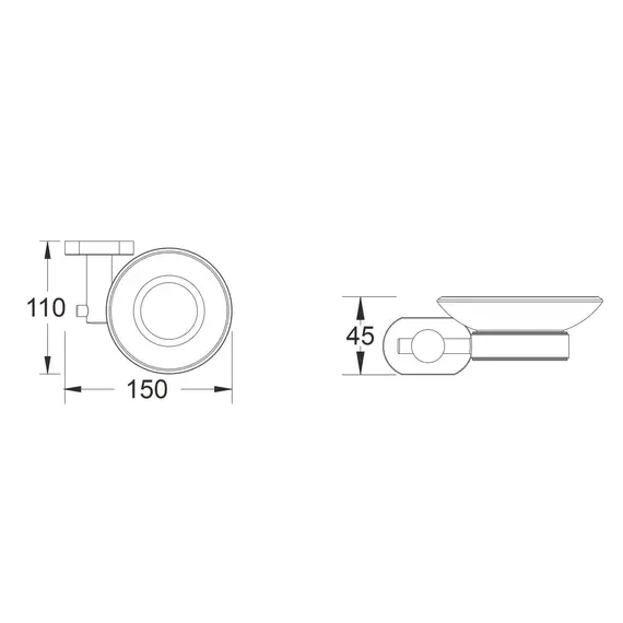 Мыльница-блюдце Shevanik SG5103H, изображение 2
