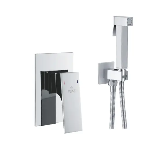 Встроенный гигиенический душ со смесителем для биде Rose R1005