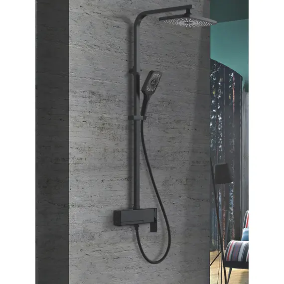 Душевая система с тропическим душем и смесителем Rose R1036H