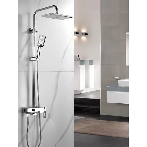 Душевая система с тропическим душем и смесителем Shevanik S9036