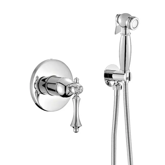 Встроенный гигиенический душ со смесителем для биде Rose R0105