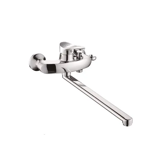 Смеситель для ванны с длинным изливом и душем Shevanik S5272