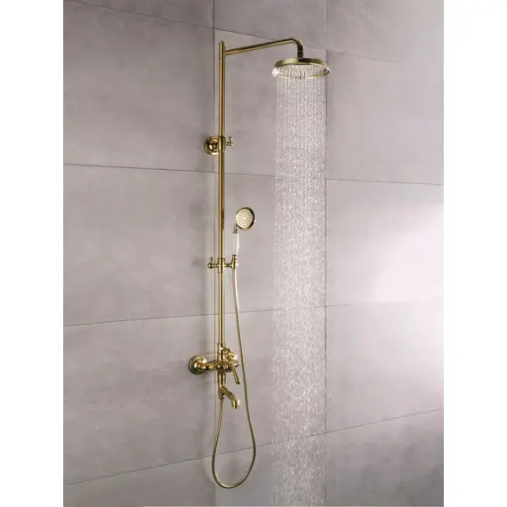 Душевая система с тропическим душем и смесителем Rose R0236E