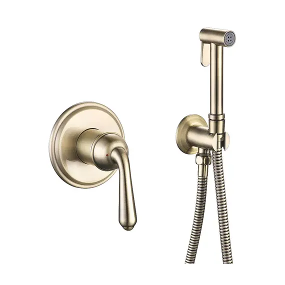 Встроенный гигиенический душ со смесителем для биде Rose R0205Q