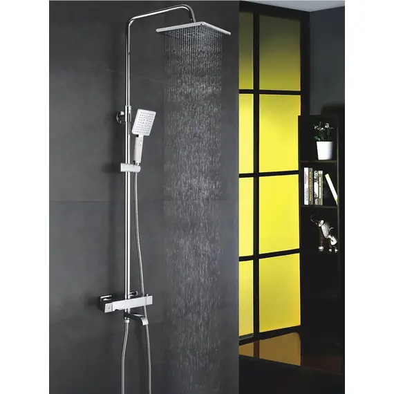 Душевая система с тропическим душем и термостатом Rose R3536