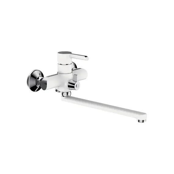 Смеситель для ванны с длинным изливом и душем Shevanik S6022F