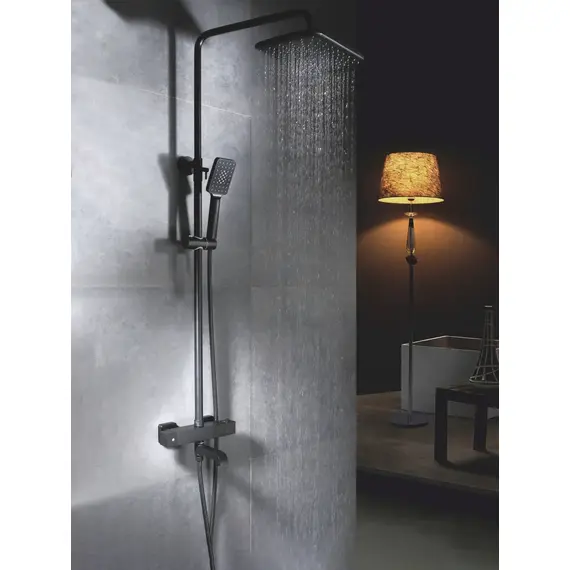 Душевая система с тропическим душем и термостатом Rose R3536H