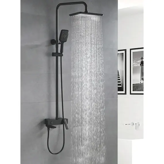 Душевая система с тропическим душем и смесителем Rose R2736H