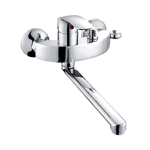 Смеситель для ванны с коротким изливом и душем Shevanik S5502