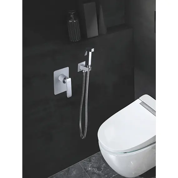 Встроенный гигиенический душ со смесителем для биде Rose R1605F