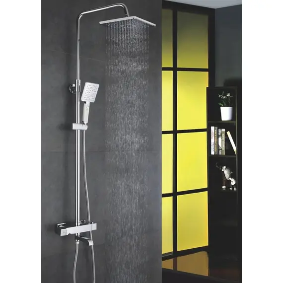 Душевая стойка с термостатом Rose R3536, изображение 2