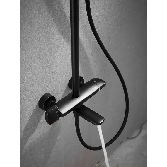 Душевая стойка с термостатом Rose R3996H, изображение 15