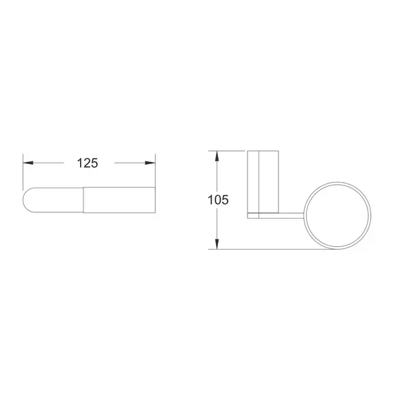 Стакан для ванны с держателем Rose RG1712H, изображение 2