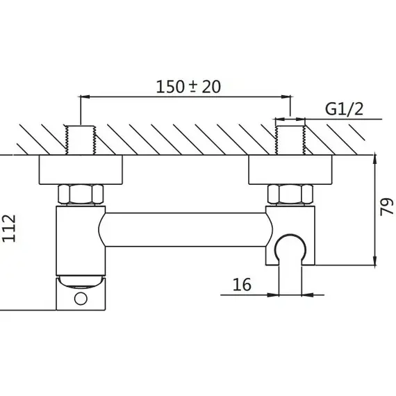 Смеситель с гигиеническим душем Shevanik S107, изображение 2