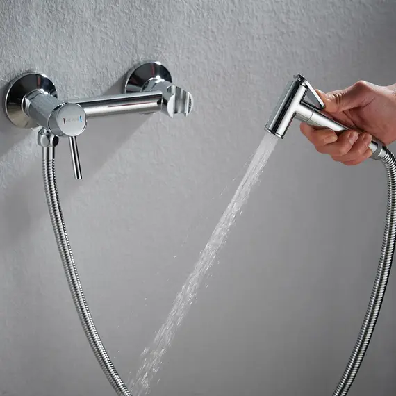 Смеситель с гигиеническим душем Shevanik S107, изображение 8