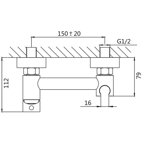 Смеситель с гигиеническим душем Shevanik S107Q, изображение 2