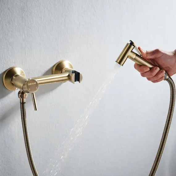 Смеситель с гигиеническим душем Shevanik S107Q, изображение 8