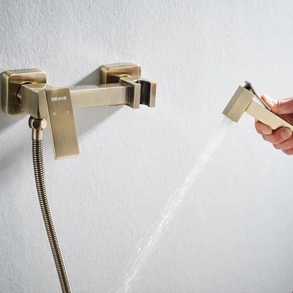 Смеситель с гигиеническим душем Shevanik S137Q, изображение 8