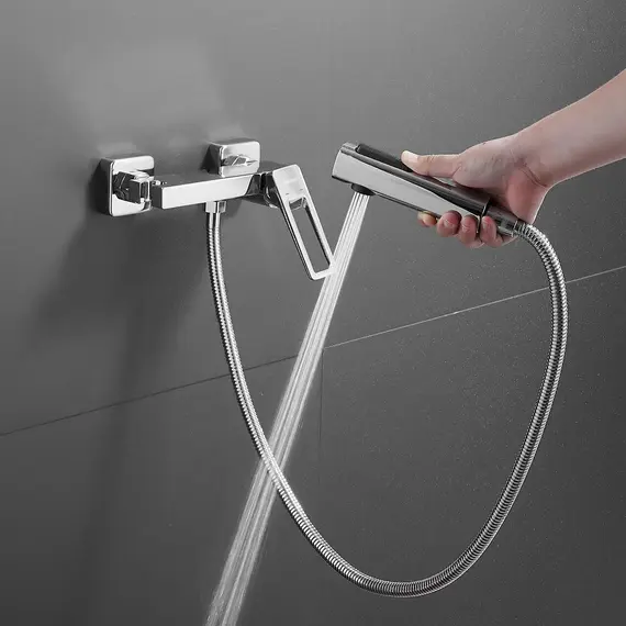 Смеситель с гигиеническим душем Shevanik S6805-1, изображение 7