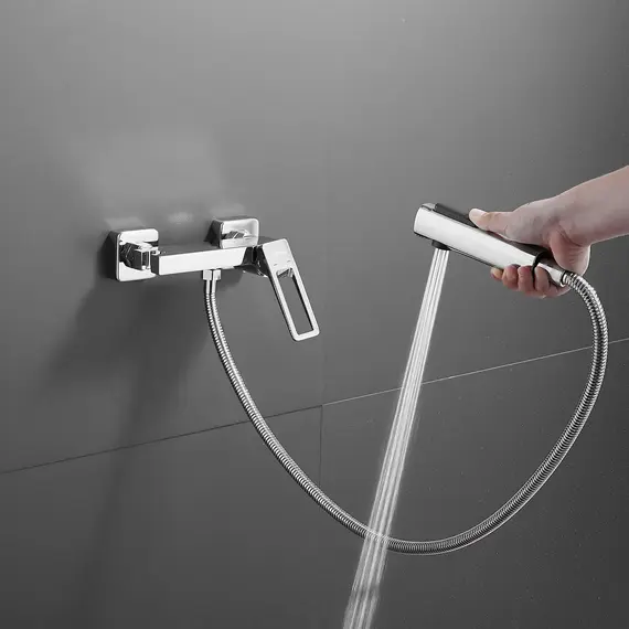 Смеситель с гигиеническим душем Shevanik S6805-1, изображение 6