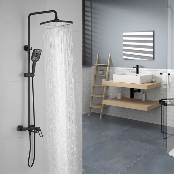 Душевая стойка со смесителем Shevanik S6836H, изображение 10