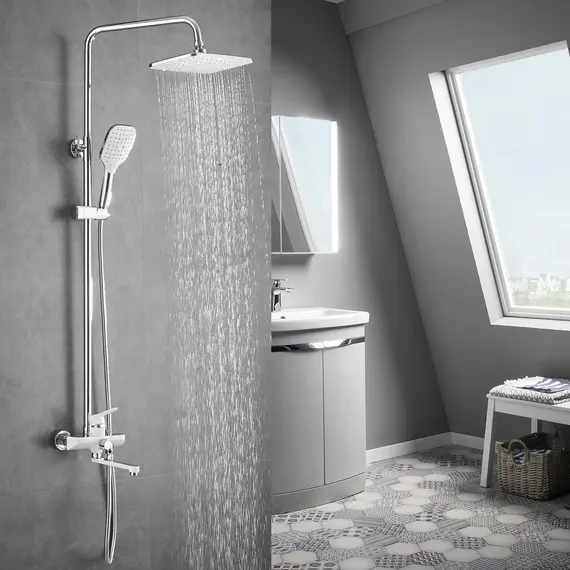 Душевая стойка со смесителем Shevanik S8136F, изображение 16