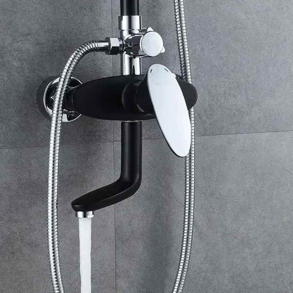 Душевая стойка со смесителем Shevanik S9836H, изображение 6