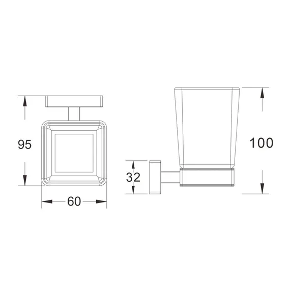 Стакан для ванной Shevanik SG5612, изображение 2