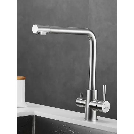 Высокий смеситель для кухни с фильтром для воды Shevanik S868B