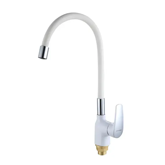 Смеситель для кухни с гибким изливом шлангом Shevanik S443-1