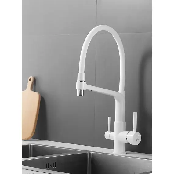 Смеситель для кухни с гибким изливом и фильтром Rose R658C