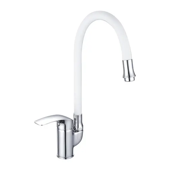 Смеситель для кухни с гибким изливом шлангом Shevanik S5543-1
