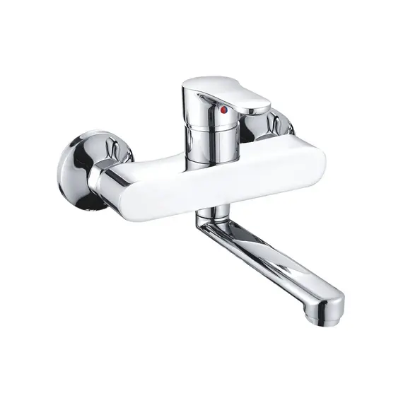 Настенный смеситель для накладной раковины в ванну Shevanik S5693