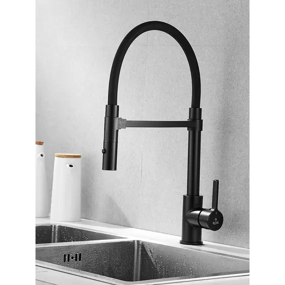 Смеситель для кухни с гибким изливом и душем Rose R133H