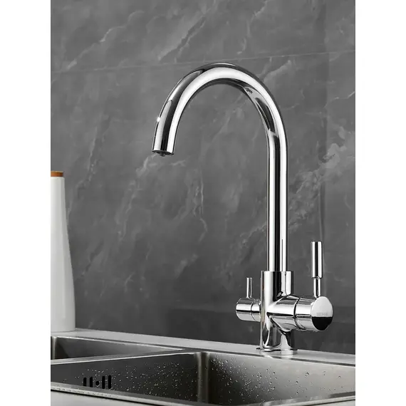 Высокий смеситель для кухни с фильтром для воды Shevanik S168